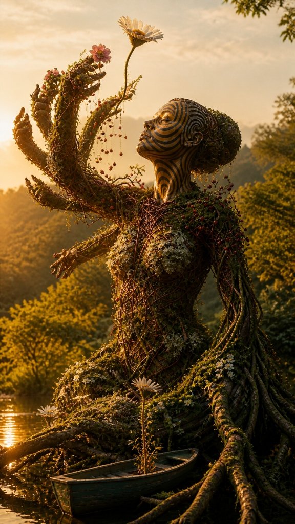 Escultura botánica en Brotes 2026